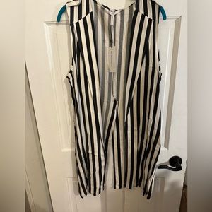 BCBG stripe vest